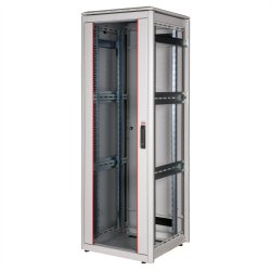 ROLINE 19-inch Network Cabinet Pro 36 U, 600x600 WxD glass door grey