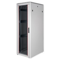 ROLINE 19-inch Network Cabinet Pro 36 U, 600x800 WxD glass door grey