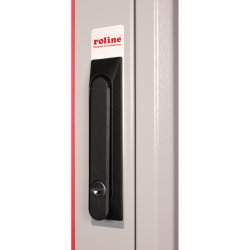 ROLINE 19-inch Network Cabinet Pro 42 U, 600x600 WxD glass door grey