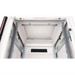 ROLINE 19-inch Network Cabinet Pro 42 U, 600x800 WxD glass door grey