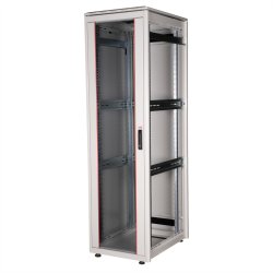 ROLINE 19-inch Network Cabinet Pro 42 U, 600x800 WxD glass door grey