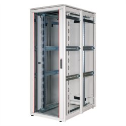 ROLINE 19-inch Network Cabinet Pro 42 U, 800x1200 WxD glass door grey