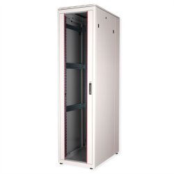 ROLINE 19-inch Network Cabinet Pro 47 U, 600x1000 WxD glass door grey