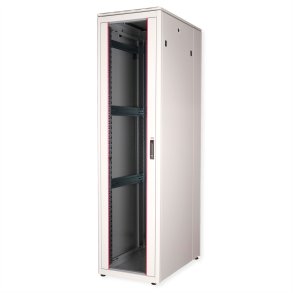 ROLINE 19-inch Network Cabinet Pro 47 U, 600x1000 WxD glass door grey