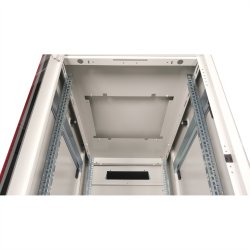 ROLINE 19-inch Network Cabinet Pro 47 U, 600x1000 WxD glass door grey