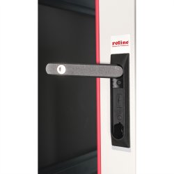 ROLINE 19-inch Network Cabinet Pro 47 U, 600x1000 WxD glass door grey