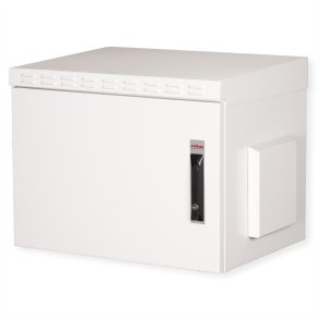 ROLINE 19-inch wall-mounted housing Pro 7 U, 600x450 WxD IP55 outdoor grey