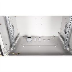 ROLINE 19-inch wall-mounted housing Pro 7 U, 600x450 WxD IP55 outdoor grey