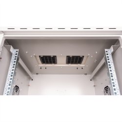 ROLINE 19-inch wall-mounted housing Pro 7 U, 600x600 WxD IP55 outdoor grey