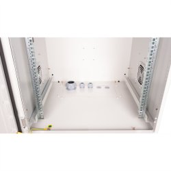 ROLINE 19-inch wall-mounted housing Pro 12 U, 600x600 WxD IP55 outdoor grey