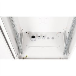 ROLINE 19-inch wall-mounted housing Pro 20 U, 600x450 WxD IP55 outdoor grey