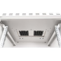 ROLINE 19-inch wall-mounted housing Pro 20 U, 600x600 WxD IP55 outdoor grey