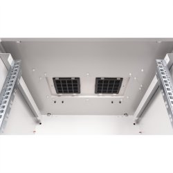 ROLINE 19-inch wall-mounted housing Pro 22 U, 600x600 WxD IP55 outdoor grey