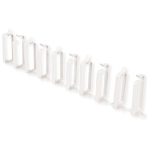 ROLINE Cable management bracket, 44x100mm grey 10 pieces