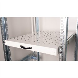 ROLINE 19-inch shelf 1 U, extendable 550 T 25 kg grey