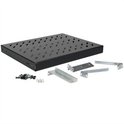 ROLINE 19-inch shelf 1 U, 350 T 50 kg black