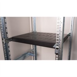 ROLINE 19-inch shelf 1 U, 350 T 50 kg black
