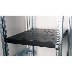 ROLINE 19-inch shelf 1 U, 500 T 50 kg black