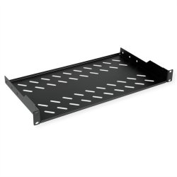 ROLINE 19-inch shelf 1 U, 250 T 15 kg black