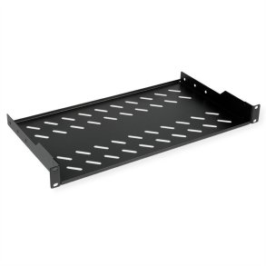 ROLINE 19-inch shelf 1 U, 250 T 15 kg black