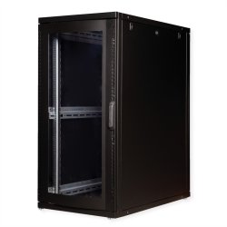 ROLINE 19-inch server rack 42 U, 600x1000 WxD black Perspex