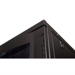 ROLINE 19-inch server rack 42 U, 600x1000 WxD black Perspex