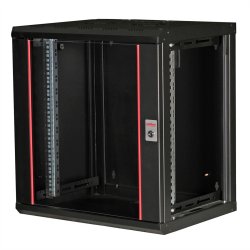 ROLINE 19-inch wall-mounted housing Pro 12 U, 600x450 WxD black