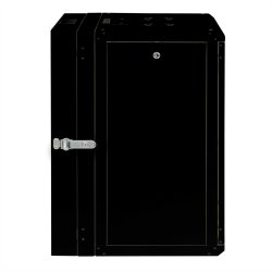 ROLINE 19-inch wall-mounted housing Pro 16 U, 600x600 WxD two-piece swivelling black