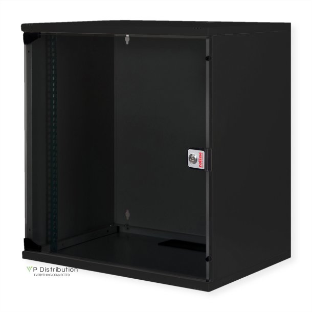 ROLINE 19-inch wall-mounted housing Basic 12 U, 540x400 WxD kit black