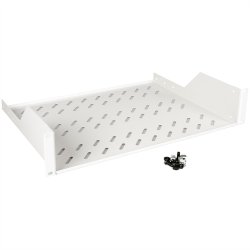ROLINE 19-inch shelf 2 U 350 T, 25kg load capacity grey