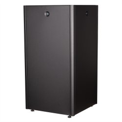 ROLINE 19-inch network cabinet Basic 22 U, 600x600 WxD Glass door black