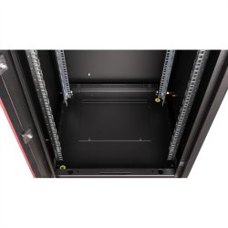 ROLINE 19-inch network cabinet Basic 22 U, 600x600 WxD Glass door black