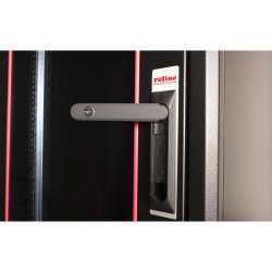 ROLINE 19-inch network cabinet Basic 22 U, 600x800 WxD Glass door black