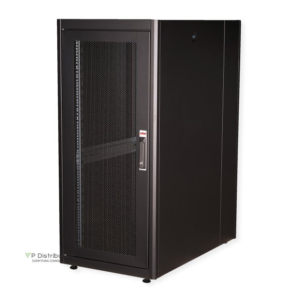 ROLINE 19-inch server cabinet Basic 26 U, 600x1000 WxD perforated black