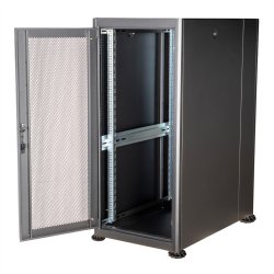 ROLINE 19-inch server cabinet Basic 26 U, 600x1000 WxD perforated black