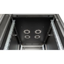 ROLINE 19-inch server cabinet Basic 26 U, 600x1000 WxD perforated black