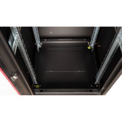 ROLINE 19-inch network cabinet Basic 26 U, 600x600 WxD glass door black