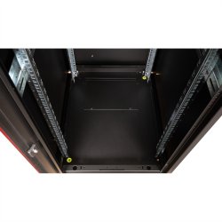 ROLINE 19-inch network cabinet Basic 32 U, 600x800 WxD glass door black