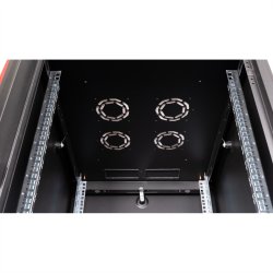 ROLINE 19-inch network cabinet Basic 32 U, 600x800 WxD glass door black