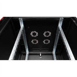 ROLINE 19-inch network cabinet Basic 32 U, 800x800 WxD Glass door black