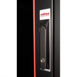ROLINE 19-inch network cabinet Basic 42 U, 600x600 WxD glass door black