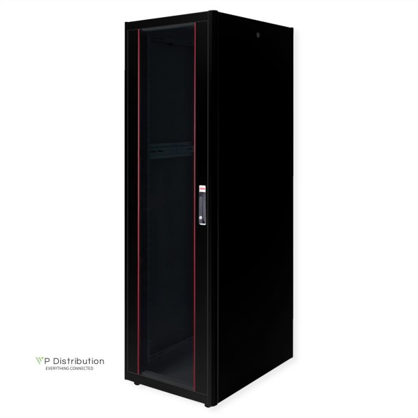 ROLINE 19-inch Network Cabinet Basic 42 U, 600x800 WxD glass door black