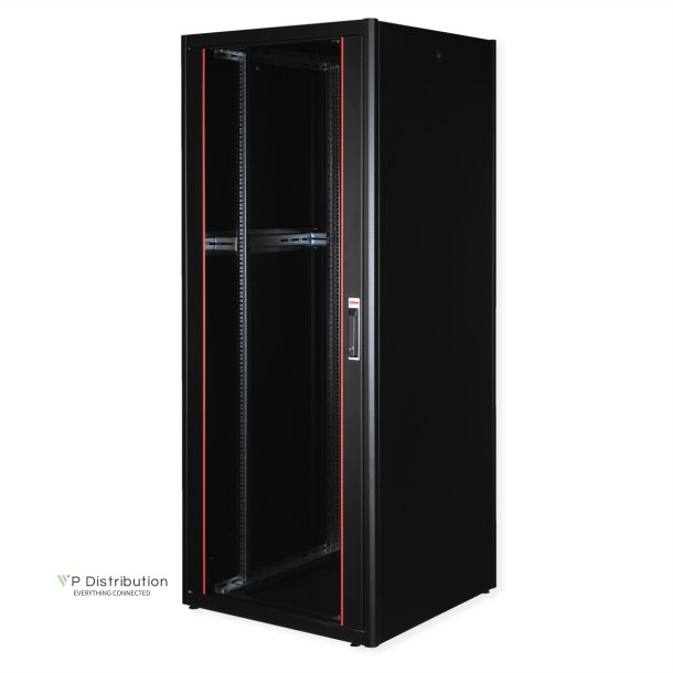 ROLINE 19-inch Network Cabinet Basic 42U, 800x800 WxD glass door black