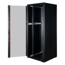 ROLINE 19-inch Network Cabinet Basic 42U, 800x800 WxD glass door black