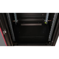 ROLINE 19-inch Network Cabinet Pro 22 U, 600x600 WxD glass door black