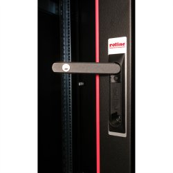 ROLINE 19-inch Network Cabinet Pro 22 U, 600x600 WxD glass door black