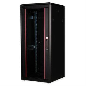 ROLINE 19-inch Network Cabinet Pro 26 U, 600x600 WxD Glass door black