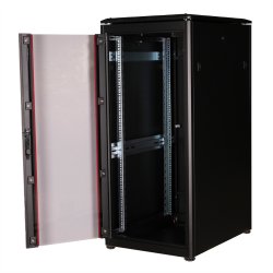 ROLINE 19-inch Network Cabinet Pro 26 U, 600x800 WxD Glass door black