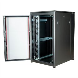 ROLINE 19-inch network cabinet Pro 26 U, 800x1000 WxD Glass door black