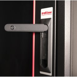 ROLINE 19-inch network cabinet Pro 26 U, 800x1000 WxD Glass door black